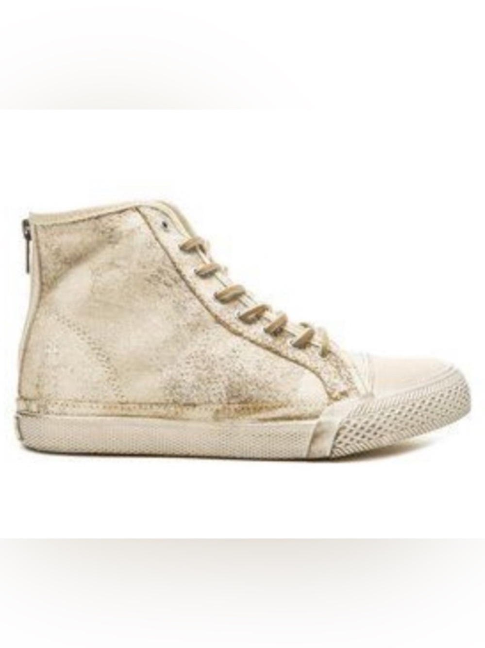 Frye Ivy High Top Distressed Sneakers Size 8